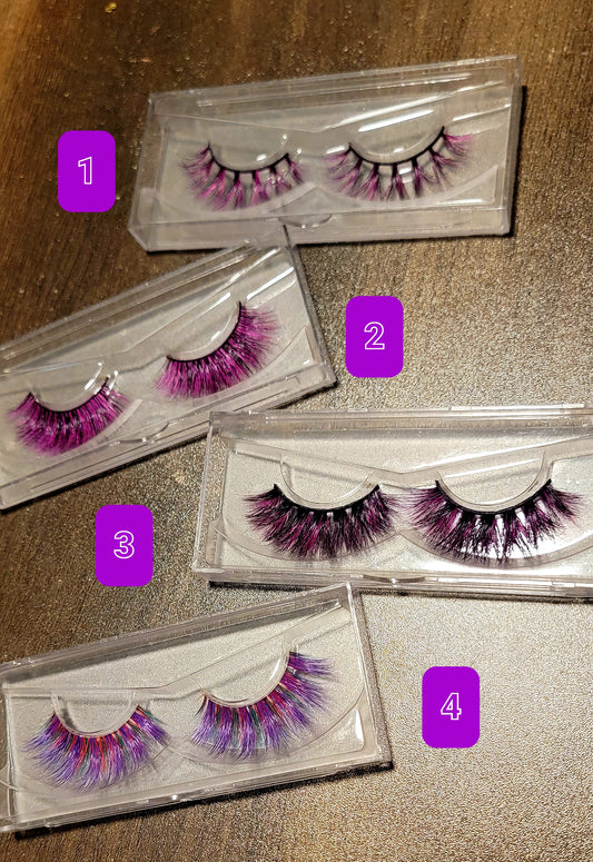 25mm mink Purple crush lashes