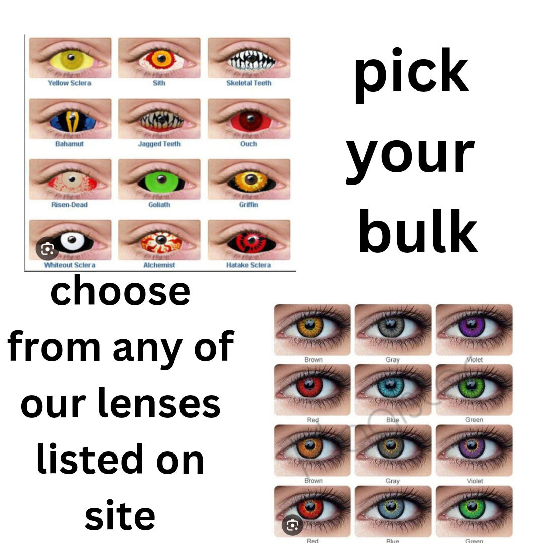 Your Exotic Contacts Lens Bulk 50/75/100/150