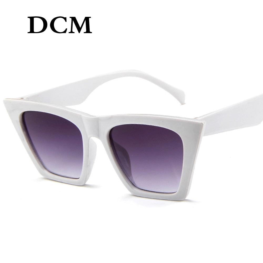 DCM New Oversized Sunglasses Women Men Sun Glasses Famale Retro Square Sun Glasses UV400