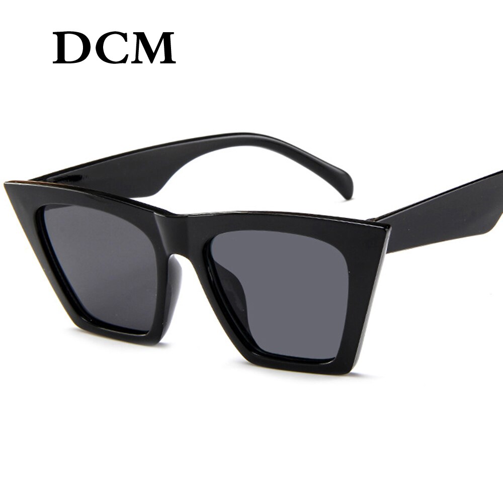 DCM New Oversized Sunglasses Women Men Sun Glasses Famale Retro Square Sun Glasses UV400