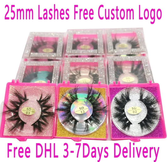 50/100/150/150 bulk 25mm mink lashes